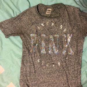VS Pink reflective shirt